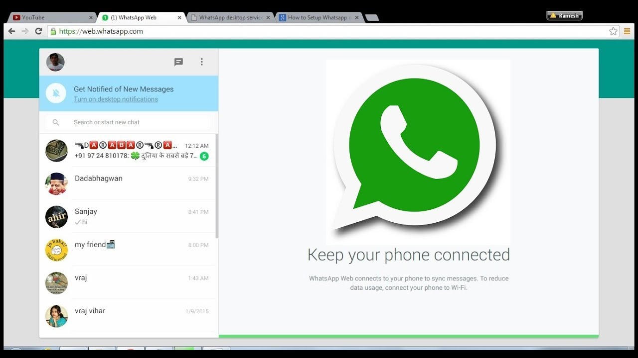 whatsapp messenger download for laptop